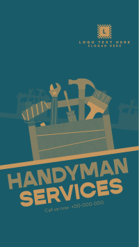 Handyman Toolbox Instagram Story Design