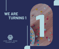 We Are Turning 1 Facebook Post