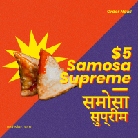 Samosa Supreme Instagram Post