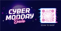 Cyber Monday Sale Facebook Ad Design