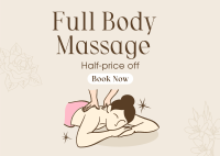 Full Massage Postcard example 1