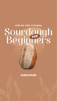 Beginner Sourdough Tutorial Instagram Reel Image Preview