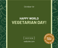 Vegetarian Day Facebook Post