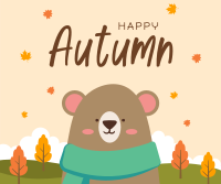 Bear in Autumn Facebook Post