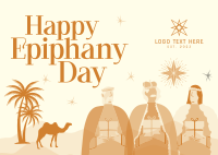 Happy Epiphany Day Postcard Image Preview