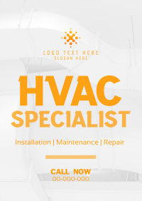 Minimalist HVAC Expert Flyer