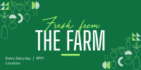 Fresh from the Farm Twitter Post Design