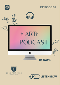 Art Podcast Episode Flyer