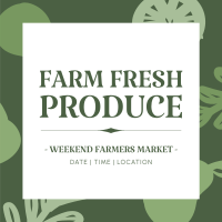 Farm Fresh Produce Instagram Post