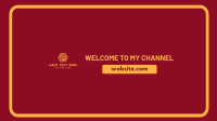 Simple YouTube Banner example 1