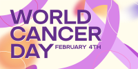 Gradient World Cancer Day Twitter Post