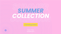 90's Lines Summer Collection Facebook Event Cover