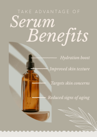 Organic Skincare Benefits Poster