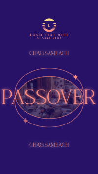 Passover Seder Minimalist  Facebook Story