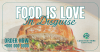 Food Love Quote Facebook Ad