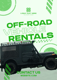 Off-road Vehicle Rentals Poster Design