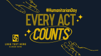 Handdrawn Humanitarian Day Animation