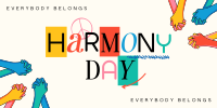 Fun Harmony Day Twitter Post