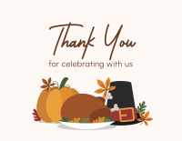 Thanksgiving Dinner Thank You Card