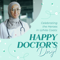 Celebrating Doctors Day Linkedin Post Design