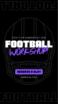 Football Workshop Facebook Story Image Preview