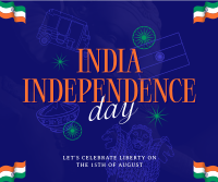 India Independence Symbols Facebook Post