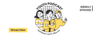 Youth Podcast Facebook Cover Design