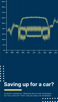 Financial Freedom Graph Instagram Story