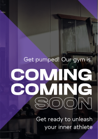 Fitness Gym Opening Soon Flyer