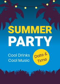 Summer Night Party Poster