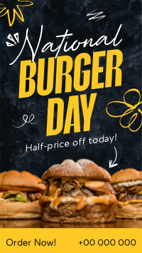 National Burger Day Instagram Story Design