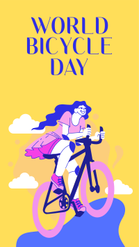 Lets Ride this World Bicycle Day Instagram Reel