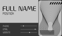 Punk Modern Techno Business Card