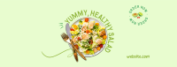 Clean Healthy Salad Facebook Cover Image Preview