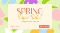 Spring Has Sprung Sale Facebook Event Cover