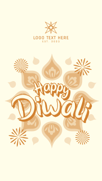 Diwali Festival Greeting Facebook Story