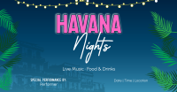 Havana Nights Facebook Ad