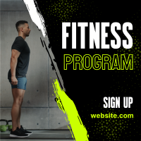 Gym Coach Training Instagram Post Design