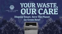 Modern Eco-Friendly Waste Disposal Animation