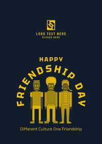 Different Culture One Friendship Poster