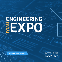 Engineering Expo Linkedin Post Design
