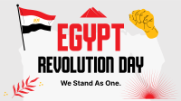 Egyptian Revolution Facebook Event Cover