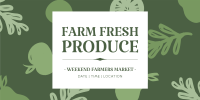 Farm Fresh Produce Twitter Post