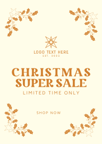 Christmas Super Sale Poster