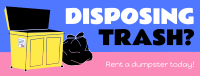 Disposing Trash? Facebook Cover Design