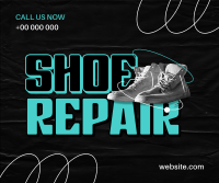 Grunge Shoe Repair Facebook Post