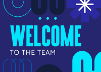 Corporate Welcome Greeting Postcard