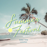 Summer Songs Fest Instagram Post Design