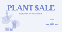 Quirky Plant Sale Facebook Ad