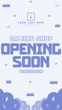 Game Shop Opening Facebook Story